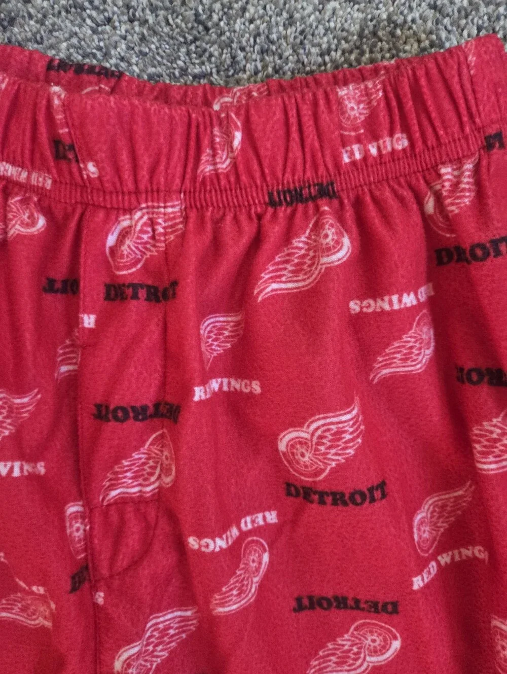 NHL Detroit Red Wings Pajama Pants - Youth 14/16